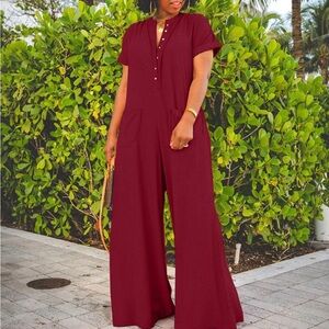 My Go to Jumpsuit  (Button-Down)